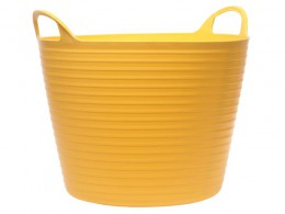 Faithfull Heavy-Duty Polyethylene Flex Tub 42 Litres Yellow £11.99